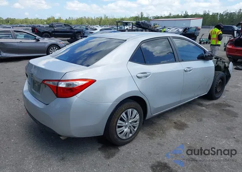2015 Toyota Corolla L z USA, uszkodzony, nr VIN 2T1BURHE7FC305091